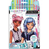 Набор для творчества MAKE IT REAL Скэтчбук: PASTEL POP!