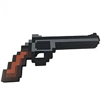Minecraft: Пистолет Магнум 8Бит пиксельный 28см