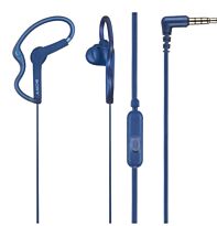 Наушники Sony MDR-AS210AP cпортивные заушины blue with Mic