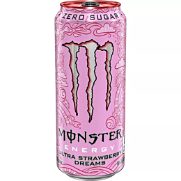Monster Напиток энергетический  Ultra Strawberry 500 ж/б