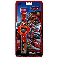 Disney: Часы наручные электронные Cars с проектором и 10 сменными изображениями