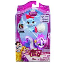 Blip Toys: Disney Princess Palace Pets Minis. Зайчик Белоснежки Berry и скунс Рапунцель Meadow, 2 фигурки 4см