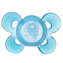 Chicco: Пустышка силикон Comfort Soother  12+ голубая