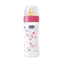 Chicco: Бутылочка для кормления"ADJ GIRL" 250 мл латекс