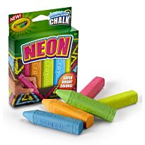 Crayola: Мел для асфальта неоновый, 5 цветов