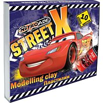 Пластилин, 10 цветов. Cars