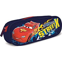 Пенал объемной формы, на молнии. Размер 8х21х5 см. Cars
