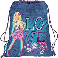 Сумка-рюкзак для обуви. Размер 43х34х1 см. Barbie