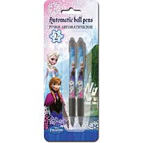 Ручки автоматические шариковые, цвет пасты синий 2 шт. Frozen