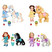 Disney: кукла Принцесса Дисней, Малышка 15см, с конем