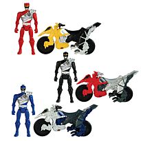 Power Rangers: Могучие рейнджеры, мотоцикл +12 см фигурка в асс.