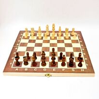 Игра 3-в-1 (шашки, шахматы, нарды), дерево, 34*19*3см BOX
