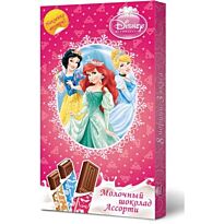 Disney Молочный Шоколад Ассорти Принцессы 100 гр