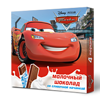 Disney Молочный Шоколад со сливочной нач-ой Маквин 50гр