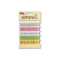 Annet. Набор атласных лент 12 мм 5x5 цв "Солнечный день"