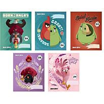 Тетрадь 24 л., клетка Angry Birds Movie