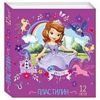 Пластилин 12 цветов "София"