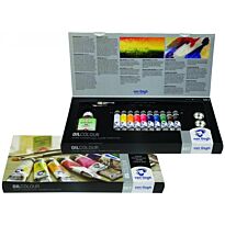 Набор масляных красок VAN GOGH COMBISET, 10*20 мл, медиум, масленка, кисточки 2 шт.