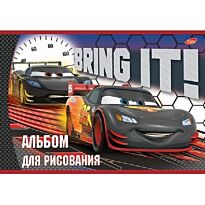 Альбом для рисования 40 л., А4 Cars