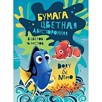 Цветная бумага 2-стор Dory А4 8 цветов 16 листов
