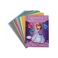 Цветная бумага 2-стор Elsa А4 8 цветов 16 листов