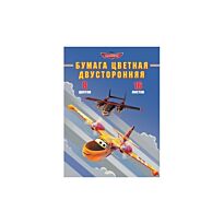 Цветная бумага 2-стор Flying Plans А4 8 цветов 16 листов