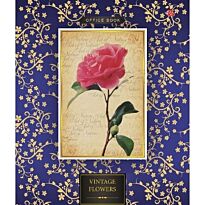 Тетрадь 80 л. А5 клетка Vintag Flowers Seventeen