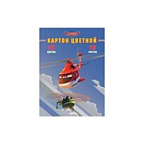 Цветной картон Flying Plans А4 10 цветов 10 листов (серебро+золото)