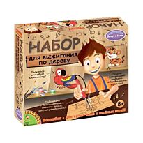 Выжигательный аппарат с дощечкой и красками