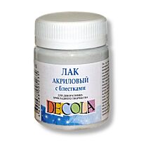 Лак акриловый с блестками 50 мл