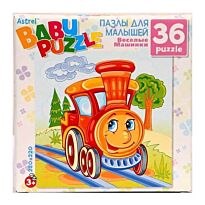 Astrel: Baby Puzzle. Пазл "Паровозик" 36эл.