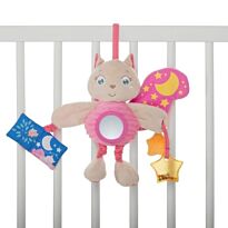Chicco: Игрушка для кроватки Белка в коробке роз.