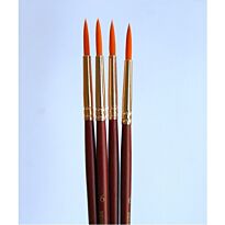 Кисть с синтетическим ворсом круглая, № 6 (3,2 мм)