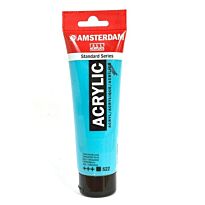 Краска акриловая AMSTERDAM, (522) Бирюзовый синий, 120 мл.