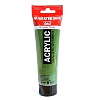 Краска акриловая AMSTERDAM, (622) Оливковый зелёный тёмный, 120 мл.