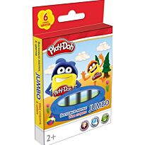 Мелки восковые JUMBO 6 цв/ 6шт. Play Doh. Размер: 13,7х8,5х1,5см.