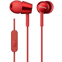 Наушники-вкладыши Sony MDREX150APR.E красный