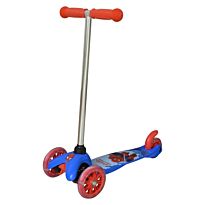 1toy: Disney. Самокат-кикборд "Spider-Man" 3-колёсный, свет. колёса