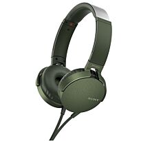 Наушники Sony MDR-XB550AP green