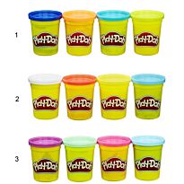 Пластилин 4 банки Play Doh