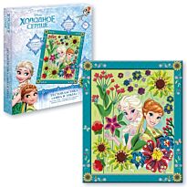 Тестопластика "Анна и Эльза",28х23х3 см
