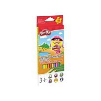 Карандаши,"Play Doh" 12 шт 12 цв.Размер: 21,2 х 8,7 х 0,9 см.