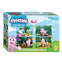 Step Puzzle: Напольный пазл "Лунтик и его друзья"