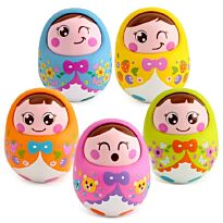 Hola: Игрушка развивающая неваляшка Куколка, ассорти