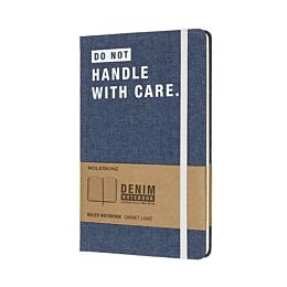 ЗК Moleskine Limited Edition DENIM NOTEBOOKS Large 130х210мм 240стр. линейка Don`t Handle