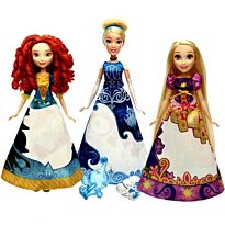 Disney Princess: Кукла принцесса в юбке чудо принт в асс.
