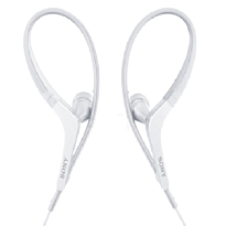 Наушники Sony MDR-AS410AP cпортивные заушины white with Mic