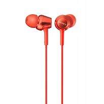 Наушники Sony MDR-EX255AP red with Mic