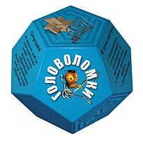 Додекаэдр. Голубой