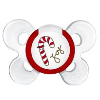 Chicco: Пустышка силикон Christmas 6-12м,1шт